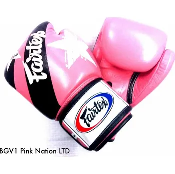 Boxerské rukavice Fairtex Boxerské rukavice "Nation Prints" BGV1 - růžové - BGV1_NATPINK Velikosti: 8 oz