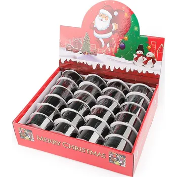 Stuha Sametová dekorační stuha na cívce ve vánočních barvách šíře 38 mm, návin 2,7 m Varianta: 2 zelená temná, Balení: 1 cívka