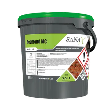 Průmyslové lepidlo Cementová tixotropní 2K malta pro lepení helikální výztuže. | ResiBond MC - 9,75 kg