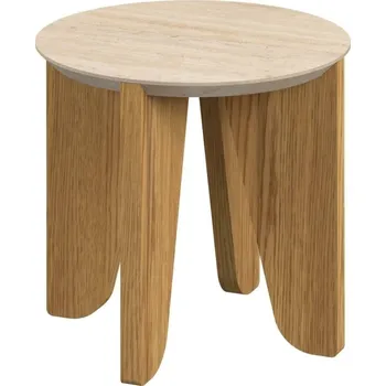 Konferenční stolek Odkládací stolek Dockland travertin/dub divoký