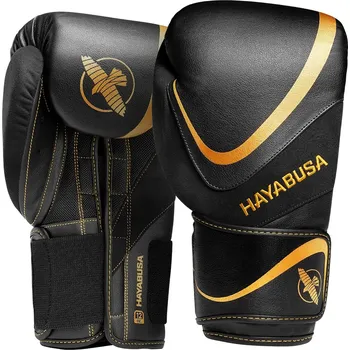 Boxerské rukavice Hayabusa Boxerské rukavice H5 - černo/zlaté - HB_H5_BLK Velikosti: 10 oz