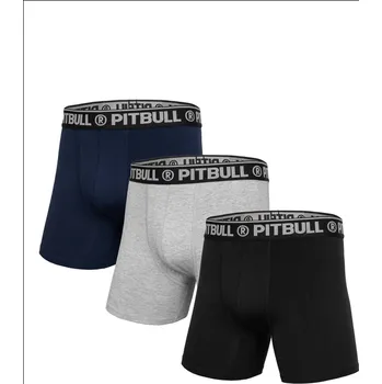 Trenýrky Boxerské Trenýrky Pitbull West Coast - šedé/černé/modré - PWC_BOXTREN_GREY Velikosti: XXL