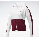 Dámská mikina REEBOK Training Essentials Logo - White / Maroon - FU2203 Velikosti: M