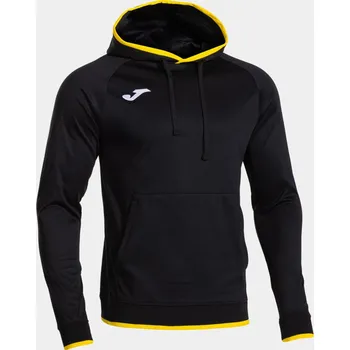 Pánská mikina JOMA COMBI PREMIUM MIKINA S KAPUCÍ UNISEX - Černá, Žlutá - velikost 2XS