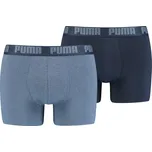Pánské boxerky PUMA BASIC BOXER 2P 90682336 DENIM XL