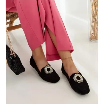 Dámské mokasíny Dámské mokasíny Solea černé, 39 i240_207527_2:39