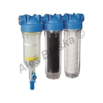 Filtrace vody ATLAS FILTRI - Itálie | HYDRA RAINMASTER TRIO RSH+FA+LA filtr na užitkovou i pitnou vodu (vodní filtr-filtrace pitné vody) - HYDRA RAINMASTER TRIO 3/4" + FA + LA 6095 HYDRA-TRIO+RSH+FA+LA