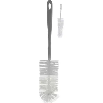 BABYONO Kartáče na láhve 2 ks šedé