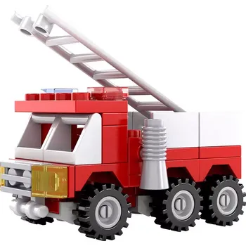 ostatní stavebnice Kompatibilní stavebnice BLOXO hasiči auto 53 ks