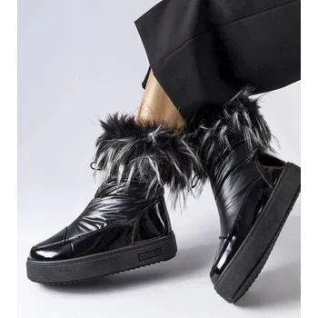 Dámská zimní obuv Sněhule Solea černé zateplené, 39 i240_205105_2:39