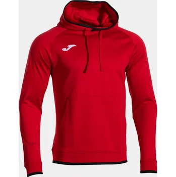 Pánská mikina JOMA COMBI PREMIUM MIKINA S KAPUCÍ UNISEX - Červená, Černá - velikost 2XS