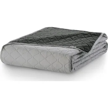 Přehoz na lůžko Přehoz na postel DecoKing AXEL stříbrný, velikost 220x240