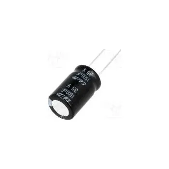Kondenzátor Kondenzátor elektrolytický THT 1500uF 35VDC Ø16x25mm ±20%
