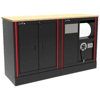 Nářadí na motocykly Stůl pro závodního mechanika LV8 EQR-02.R červená