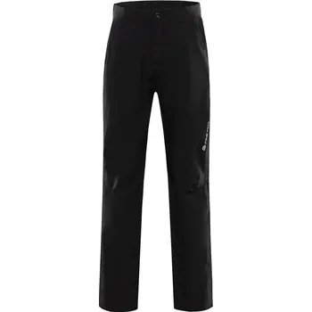 Chlapecké kalhoty kalhoty dětské dlouhé ALPINE PRO ATEMO softshellové černé