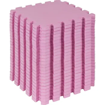 Hračka pro kojence Rialto Baby Hrací podložka puzzle Pink 150x150cm