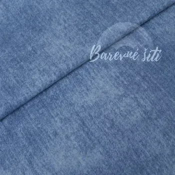 Úplet JEANS STAROMODRÁ NEW (E) (Úpletová kolekce jeanskového vzhledu)
