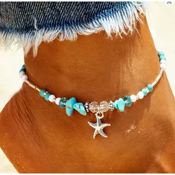 Náramek Prosperk Náramek na nohu s hvězdicí