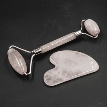 Kosmetická sada Milujeme Kameny Dárková sada - Face roller a Gua Sha - Růženín - VADA VAD634 558640
