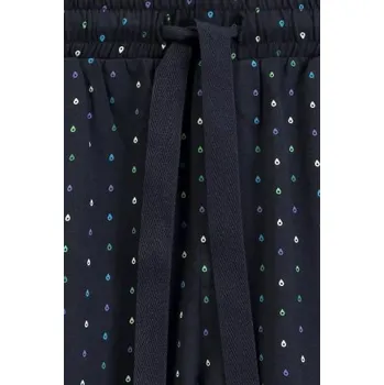 Pánské pyžamo Atlantic NMP-388- bavlna Tmavěmodrá-modrá XL