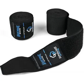 Bandáž na box a MMA Boxerské bandáže Classic Ground Game 4 m - ČERNÉ Velikost: Univerzální