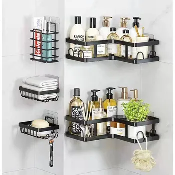 Drátěná police VERK GROUP Moderní nástěnná koupelnová polička 2155 - elegantní design