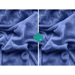 2x Prostěradlo mikroplyš SOFT 90x200 cm modré 174885887