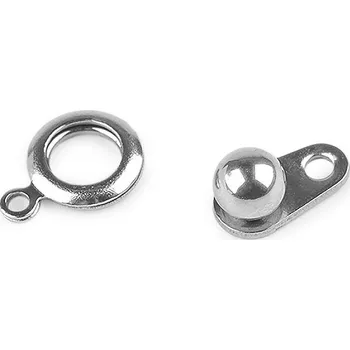 Bižuterní zapínání z nerezové oceli 8x14 mm