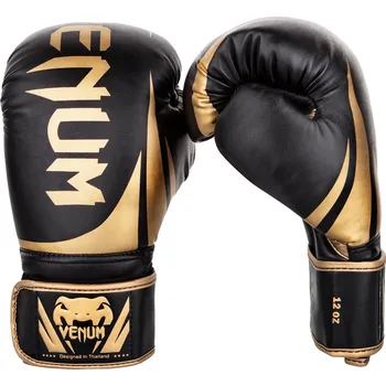Boxerské rukavice Boxerské rukavice VENUM CHALLENGER 2.0 - černo/zlaté - VENUM-0661-126 Velikosti: 14 oz