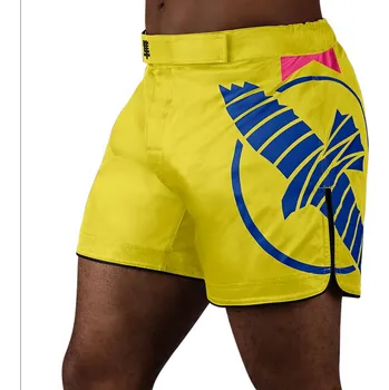 Fight Šortky Hayabusa Icon Mid-Length - žluté - HB_MIDLICON_YELL Velikosti: S