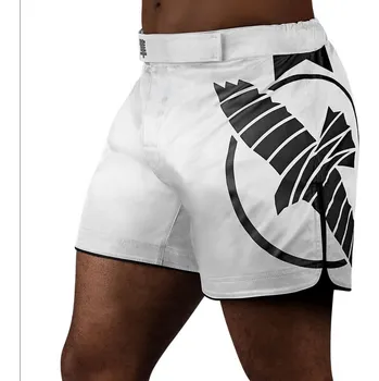 Fight Šortky Hayabusa Icon Mid-Length - bílé - HB_MIDLICON_WHT Velikosti: XXL