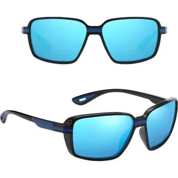 Sluneční brýle Camerazar Sportovní brýle pro cyklistiku s polarizačními zrcadlovými sklíčky, černé, odolné proti poškrábání