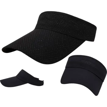 Čepice Nastavitelná Sluneční Kšiltovka Canopy pro Léto, Černá, Ažurová Tkanina, Délka Kšiltu 10.5 cm