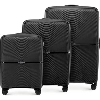 Sada polypropylenových černých kufrů | WITTCHEN | 56-3T-30S-10