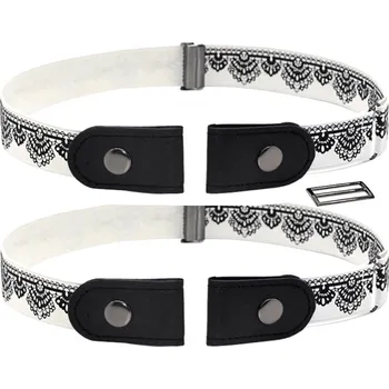 Opasek Camerazar Dámský elastický pásek, černý, s nastavitelnou kovovou přezkou, 100 cm