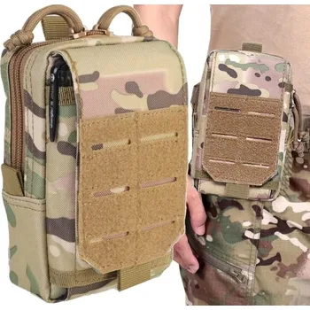 Pánská aktovka Vojenský pánský bederní pás s Ledvinovým sáčkem, odolný materiál 1000D, rozměry 15x5x10 cm, vodotěsné přihrádky