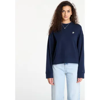 Dámská mikina Mikina Tommy Hilfiger Script Pique Sweatshirt Blue S