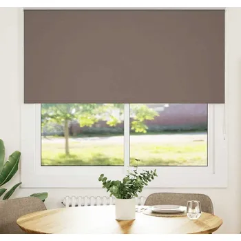 Roleta vidaXL Roleta zatemňovací šířka látky 156,6 cm polyester [4010984] Barva: Kávová