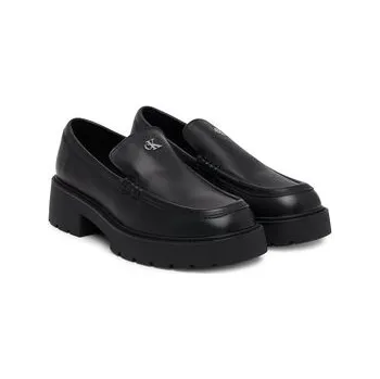 Dámské džíny Calvin Klein Jeans Loafersy Chunky Cupsole Ru Patch Lth YW0YW01862 Černá 36
