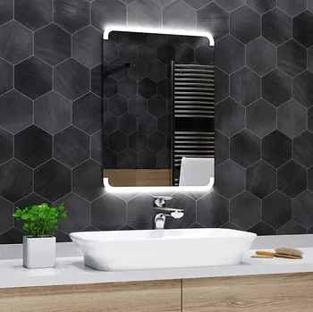 Zrcadlo Koupelnové zrcadlo 60x80cm ASSEN s led podsvícením