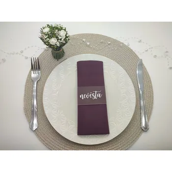 Svatební dekorace Svatební jmenovka z plexiskla Obdélník se zaoblenými rohy - D-decor