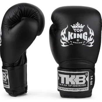 Boxerské rukavice Boxerské rukavice TOP KING Super Air Black - TKBGSABLK Velikosti: 16 oz