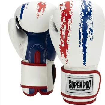 Boxerské rukavice Boxerské rukavice Super Pro Combat Gear Talent - bílé - SPBG130_WHT Velikosti: 10 oz