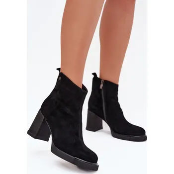 Dámská zimní obuv Boty na podpatku model 217801 Step in style 37