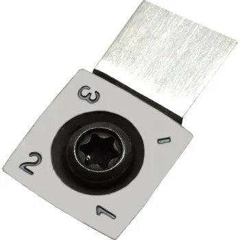 Dláto Narex Bystřice náhradní břitová destička pro velké struhy, D 15 mm, čtvercová s radiusem