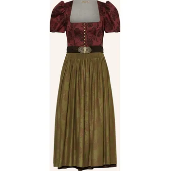 Dámský blejzr Gottseidank Dámský Dirndl Laura, tmavě červená / zelená /...