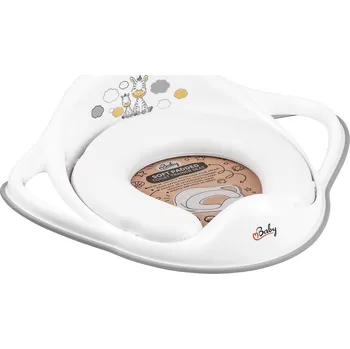 Nočník MALTEX MALTEX Redukce na WC s úchyty měkká Zebra - White