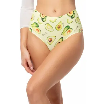 Dámské spodní prádlo Dámské kalhotky Avocado Maxi - zelené- laserem střižené, Zelená S i41_9999956431_2:zelená_3:S_
