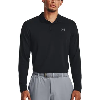 Pánské tričko Triko Under Armour UA Performance 3.0 LS Polo-BLK 1379728-001 Velikost XL