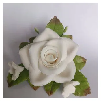 Přisada na vaření a pečení Cukrová růže - bílá - K Decor